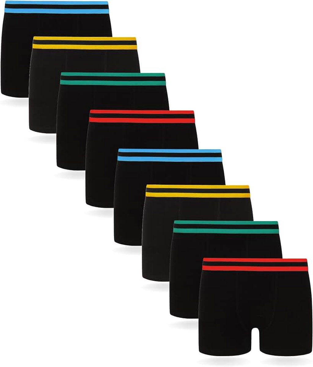 Boxershorts voor jongens met elastische tailleband, comfortabele pasvorm, hipster-boxershorts, katoenrijk jongensondergoed met duurzame constructie, superzachte jongensbroek