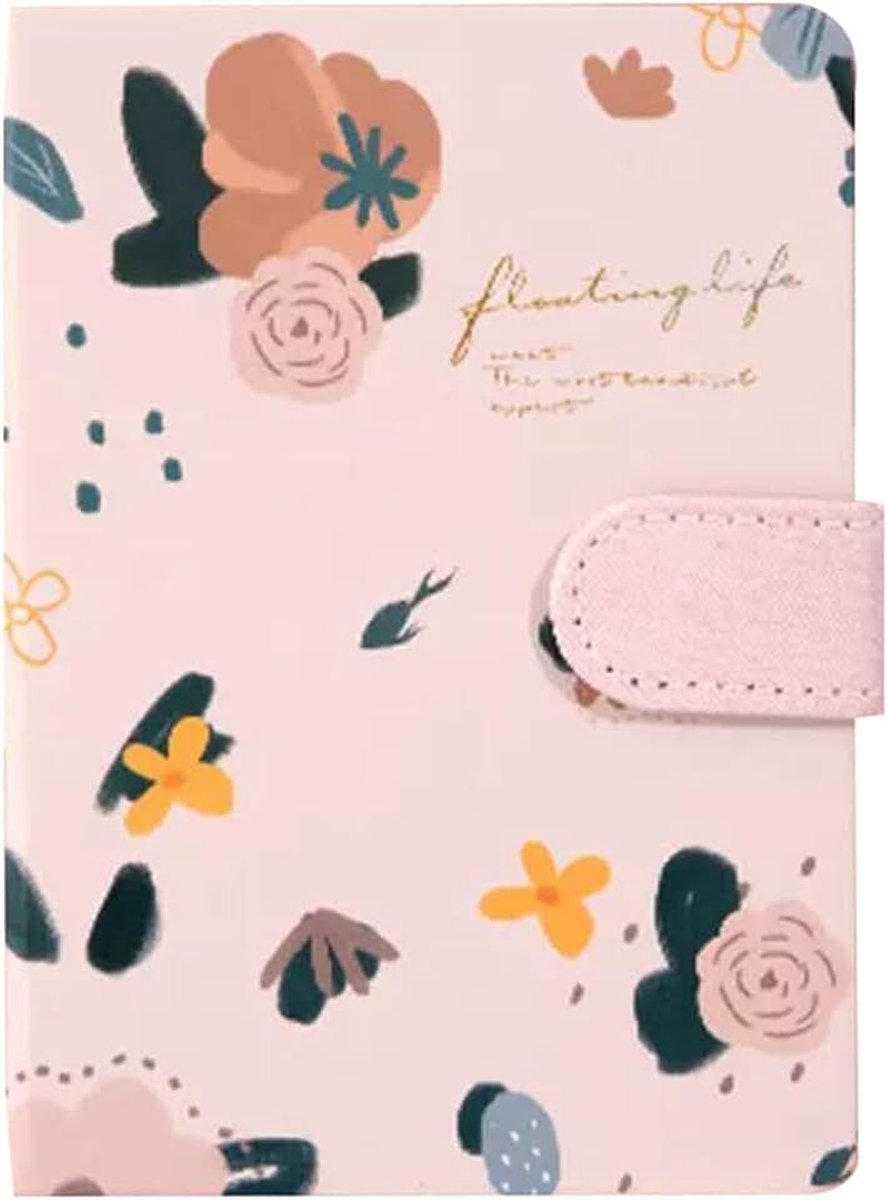 A6 Journal Hardcover Notebook Mini Notebook Pocket Journal Magnetische sluiting Cover Kleine schattige Memo-notitieblokken Bruikbaar (Size : C)
