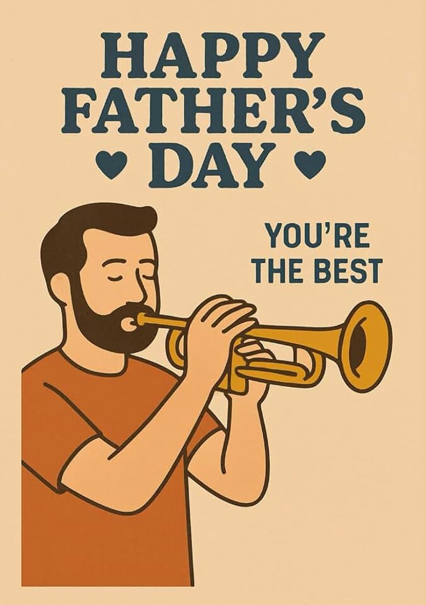 Dad | Squared Grid Notebook with Special Message: Format A5 | 50 Sheets (100 Pages) | Glossy Cover | Perfect Gift for Father's Day