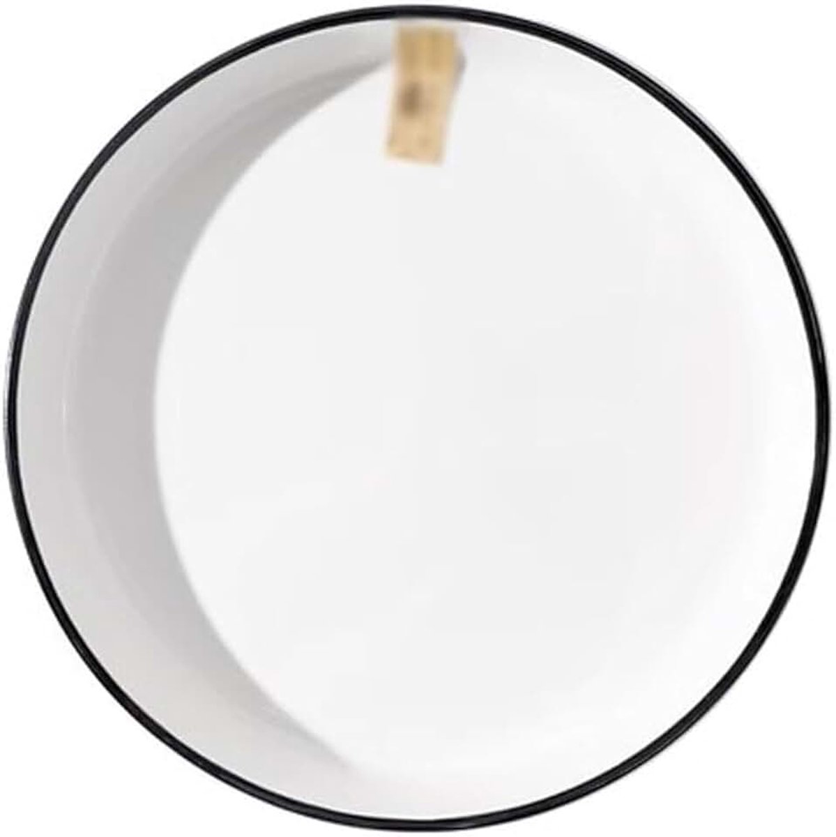 Borden 4 stuks borden huishoudelijke keramische verticale patroon Chinese dinerbord set creatieve gepersonaliseerde diepe soepbord magnetronbestendig Keukenplaten(Color:8inch)