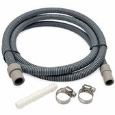 Fixem afvoer verlengslang droger 1,5m universeel, geschikt voor condensdroger, droogkast, warmtepompdroger, wasdroger - afvoerslang 8mm of 10mm gat - knikvrij airco slang - Ook geschikt voor airco - Geschikt voor alle merken