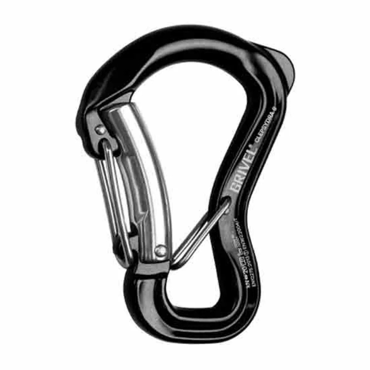 Grivel Clepsydra Small K10gs Twin Gate Karabijnhaak Zilver