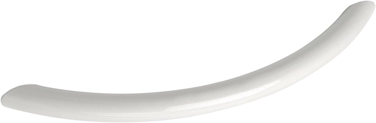 72 1394 10 wit Grimme Basic ladegreep Meduna meubelgreep (gebogen) ø 10 mm, breedte 152 mm greep staal, gatafstand 128 mm