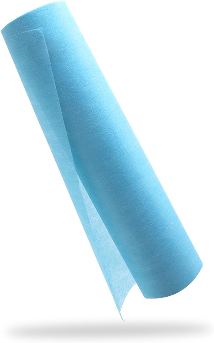 Tafelloper, 30 cm x 25 m, tafeldecoratie voor doop, communie, verjaardagen, bruiloften en feesten (hemelsblauw)