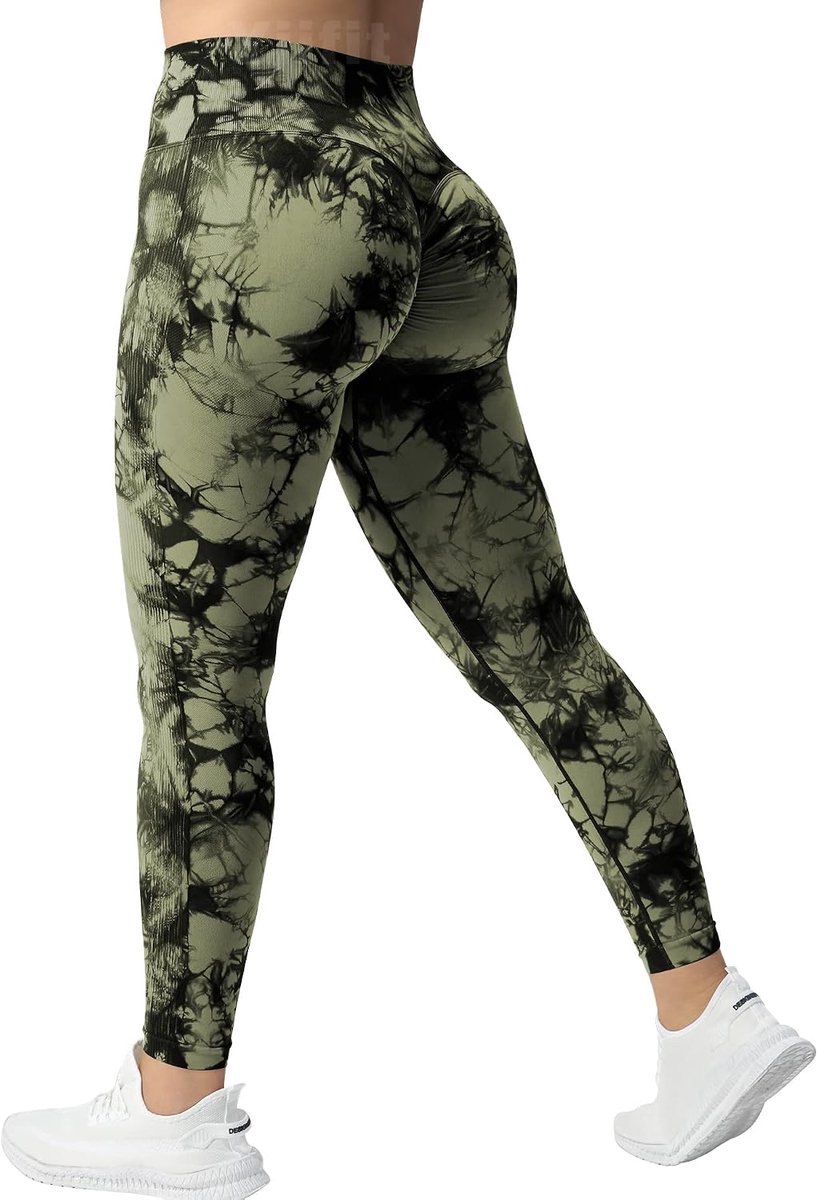 Sportlegging voor dames, scrunch butt, sportlegging, hoge taille, sportbroek, naadloos, push-up, voor sport, yoga, fitness, workout