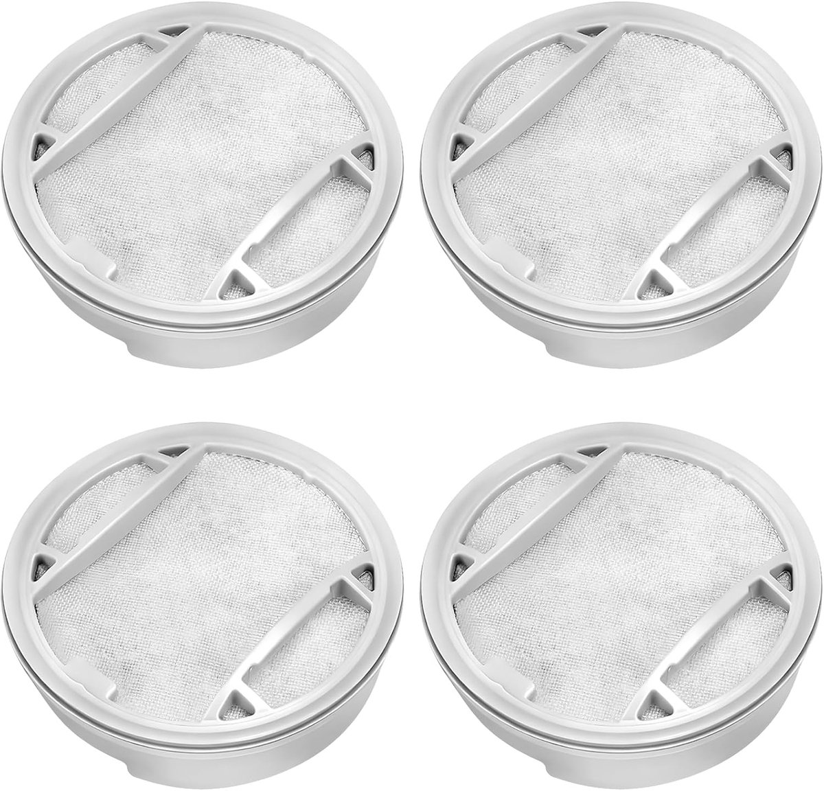 4 Stuks Vervangingsfilter voor Philips 5000 Serie Stofzuiger, Wasbaar HEPA Filter en Voorfilter Compatibel met XV1651/01 XC5041 XC5043 XC5141 XC5142 XC5242 XC5243 XC5244, Stofzuiger Filter Accessoires