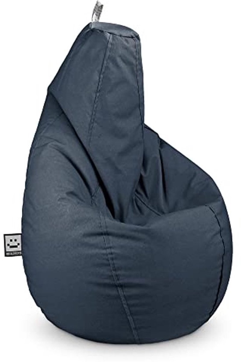 Zitzak Stoel - Zitpoef Outdoor - Tuin Ontspannen - Nieuw Ontwerp - XXL 90x90x135cm - Petrol Grijs