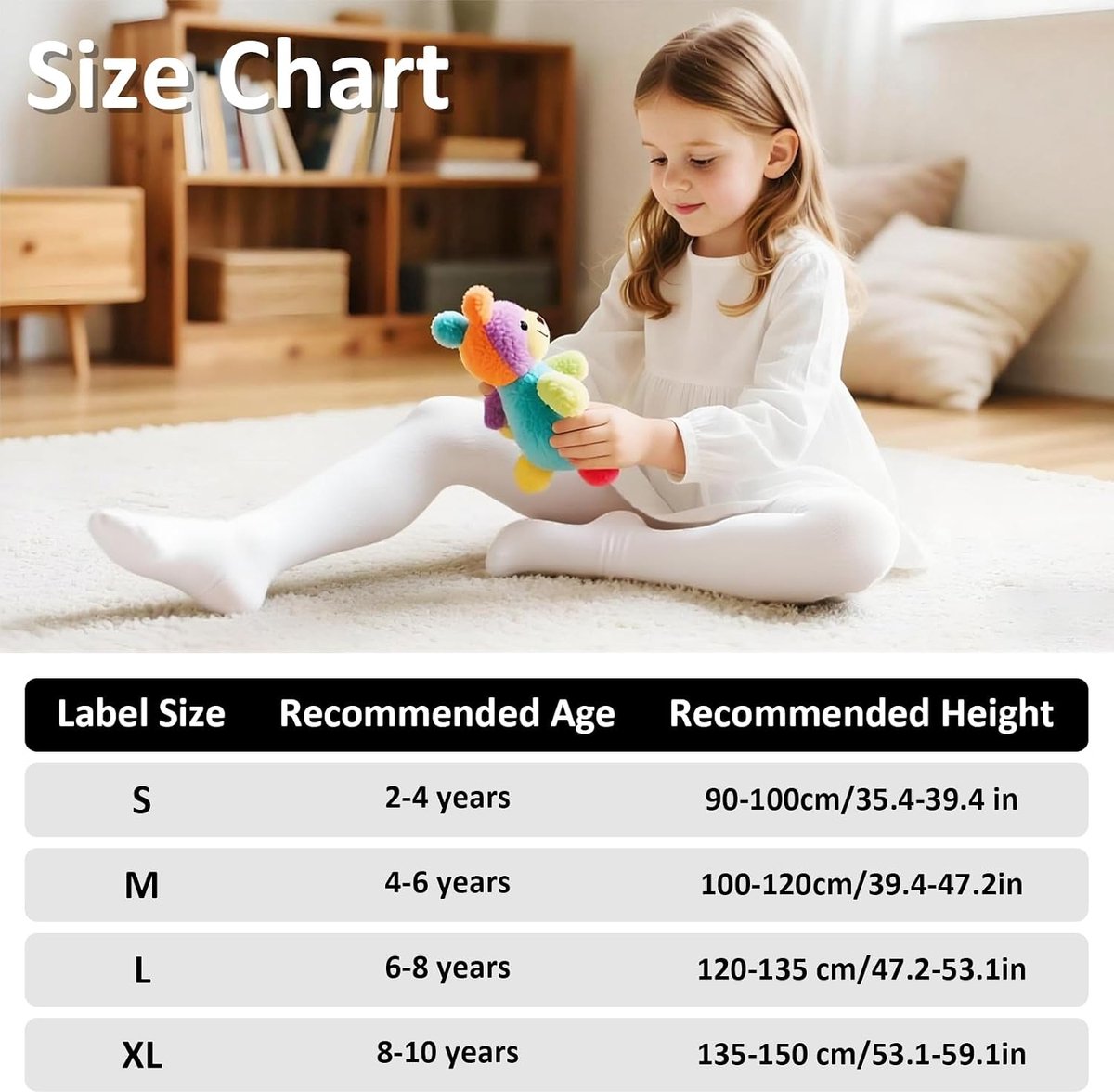 Meisjes thermo-panty winter dikke fleece warme thermo-panty kinderen gevoerde ondoorzichtige winterbroek balletpanty thermoleggings kinderpanty voor 2-10 jaar