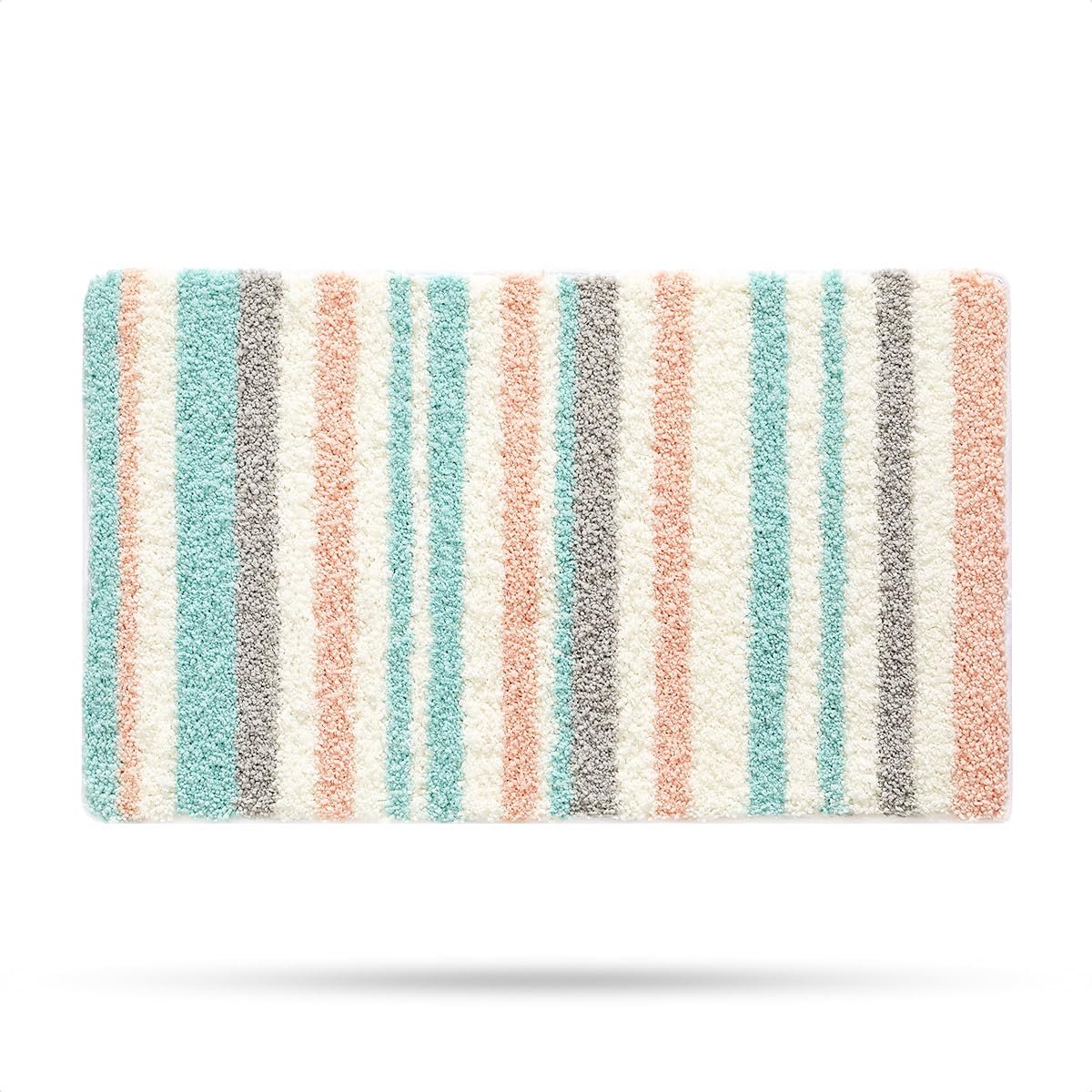 Badmat, extra zacht absorberend badtapijt, antislip comfortabel badkamertapijt, tapijt voor bad, douche, badkamer, machinewas droog, 50 x 79 cm, roze
