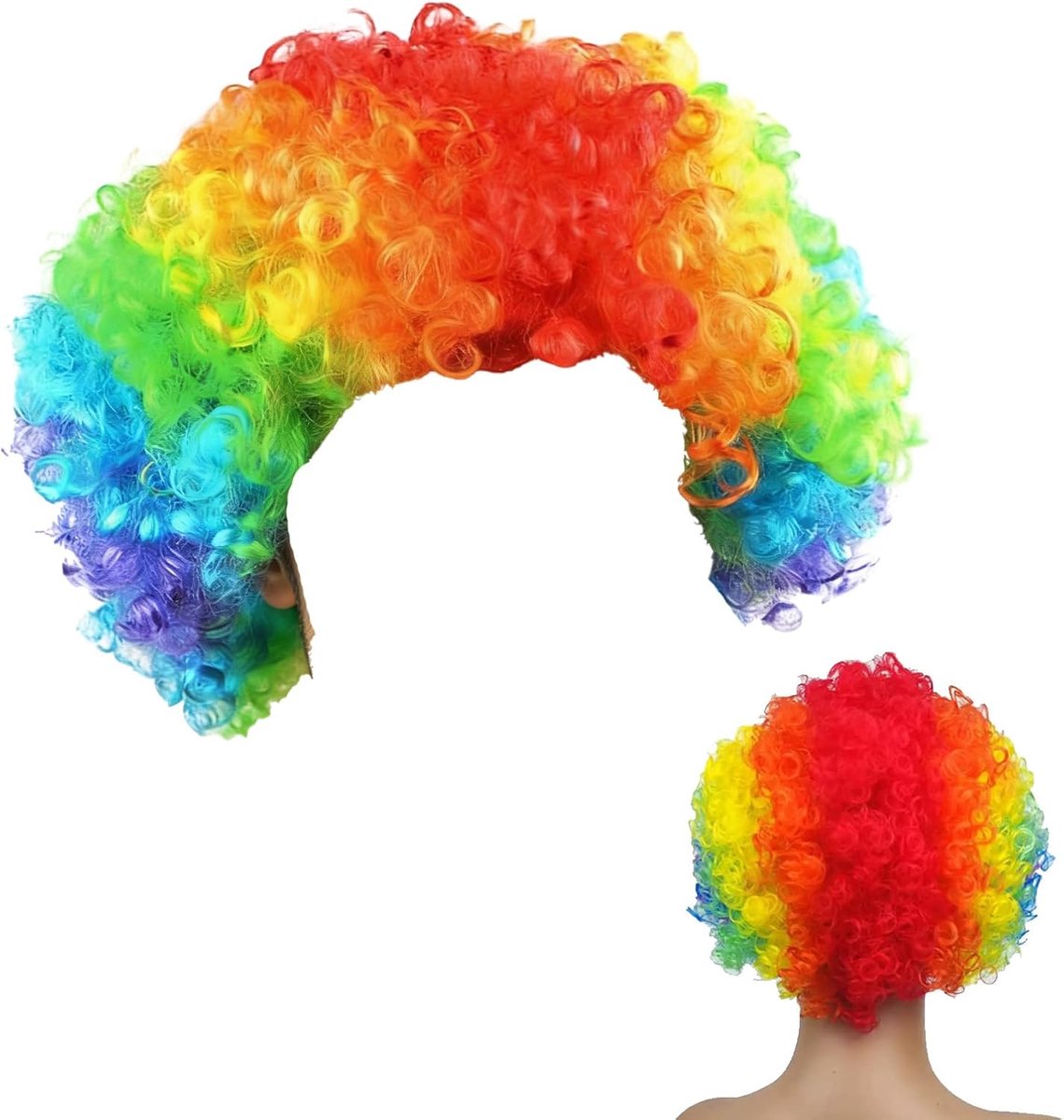 70s Retro Afro Perücke – Unisex Carnival & Halloween Haarschmuck, 100% Polyester, Handwäsche