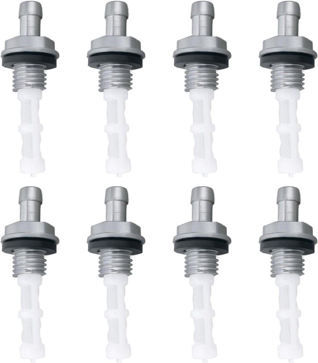 Store 8 stuks grasmaaier gastank aansluiting filter vervangingsonderdeel 16955-ZE1-000 16955-ZE1-010 compatibel met Honda GX110 GX120 GX160 GX200 GX240 GX270 GX340 GX390