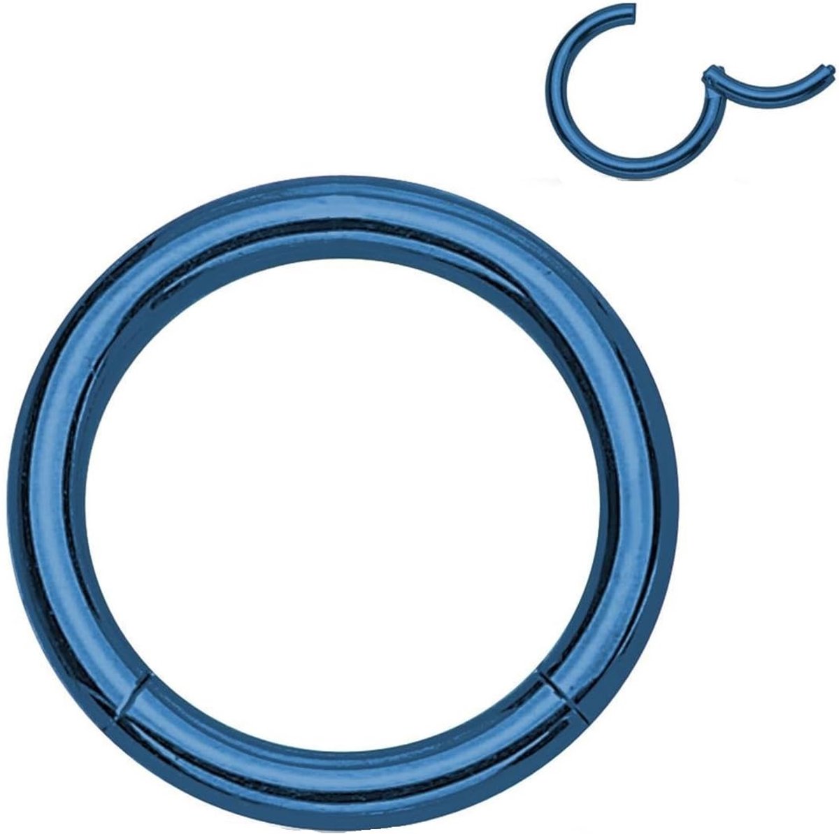 Universele piercing borst neus septum oor helix kraaksluiting roestvrij staal bont 1 mm 6 mm, Roestvrij staal
