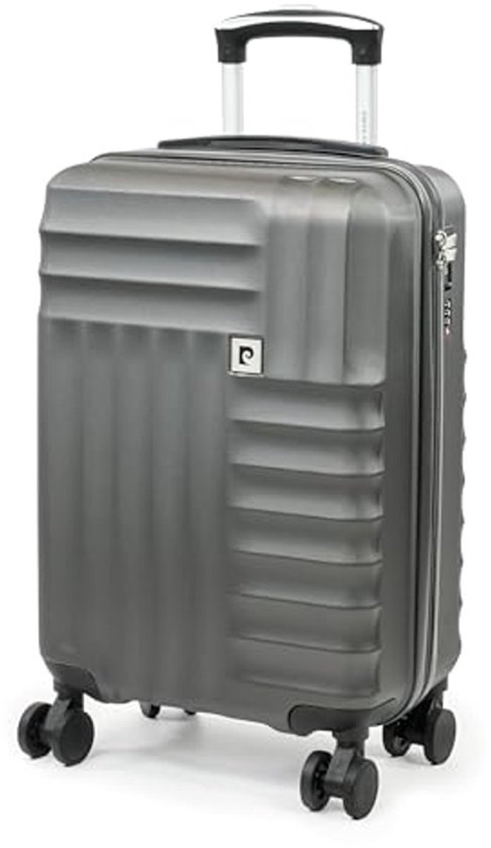 Lichtgewicht Reiskoffer met 8 Spinner Wielen en TSA-slot - Houtskool Grijs, S