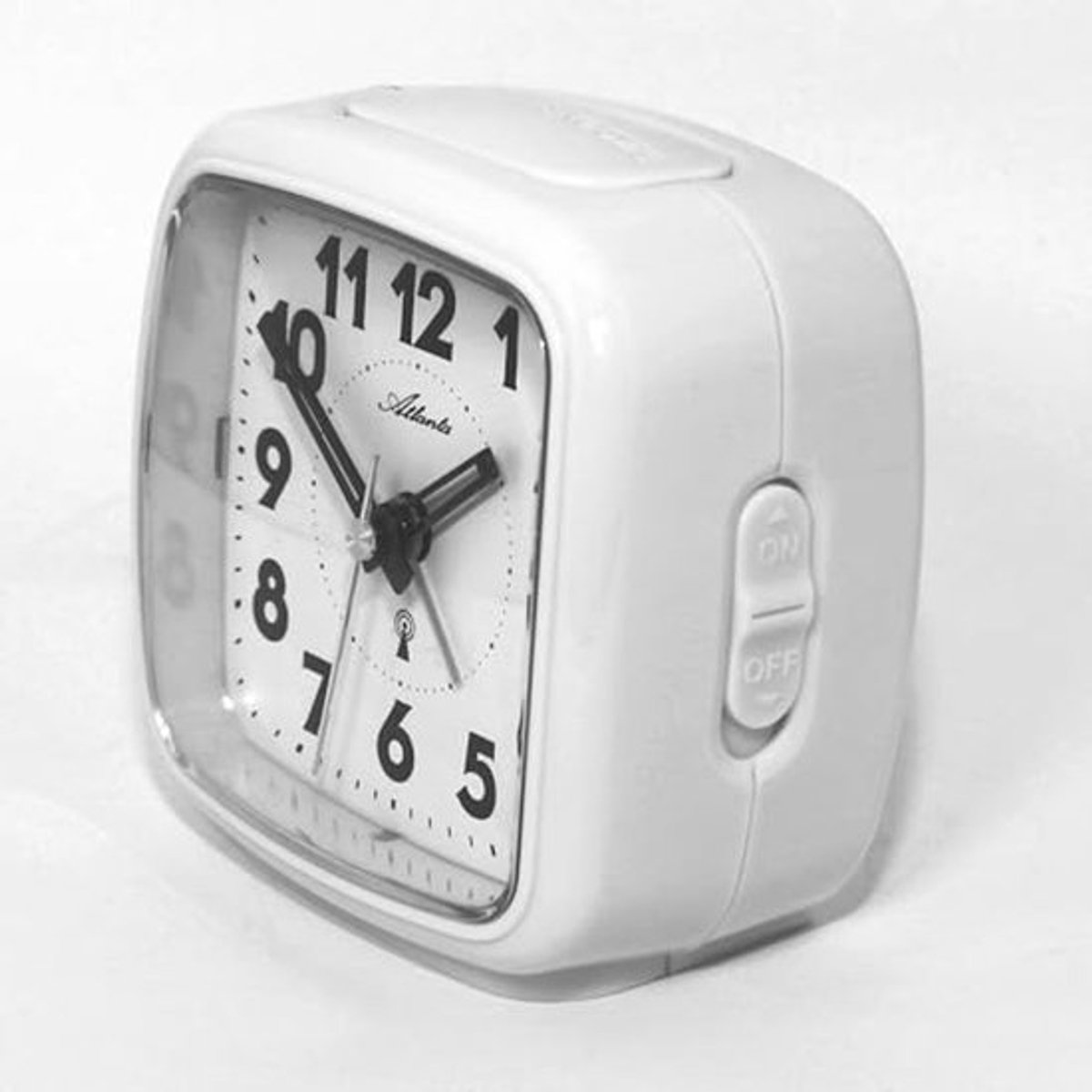 Draadloze analoge wekker met licht - Compact en handzaam