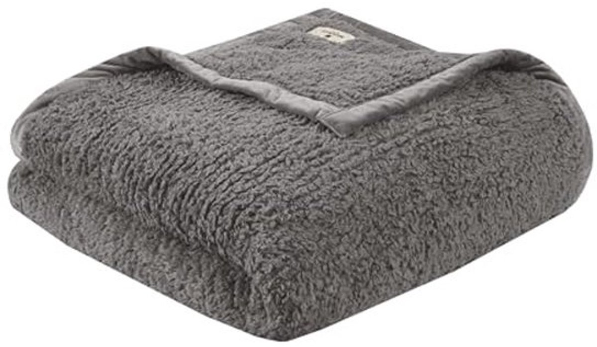 Luxe Grijze King Size Berber Deken 108 x 90 - Premium Zacht en Gezellig voor Bed, Bank of Coach