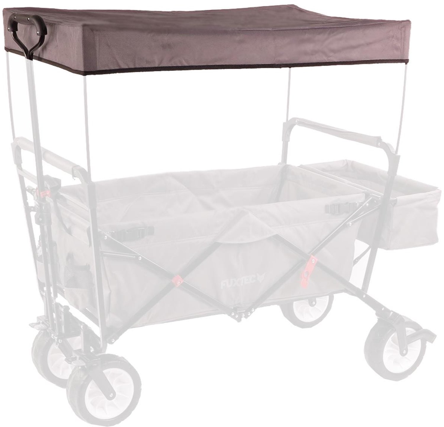 Grijs schuifdak - FUXTEC - Chariot Wild en City Cruiser