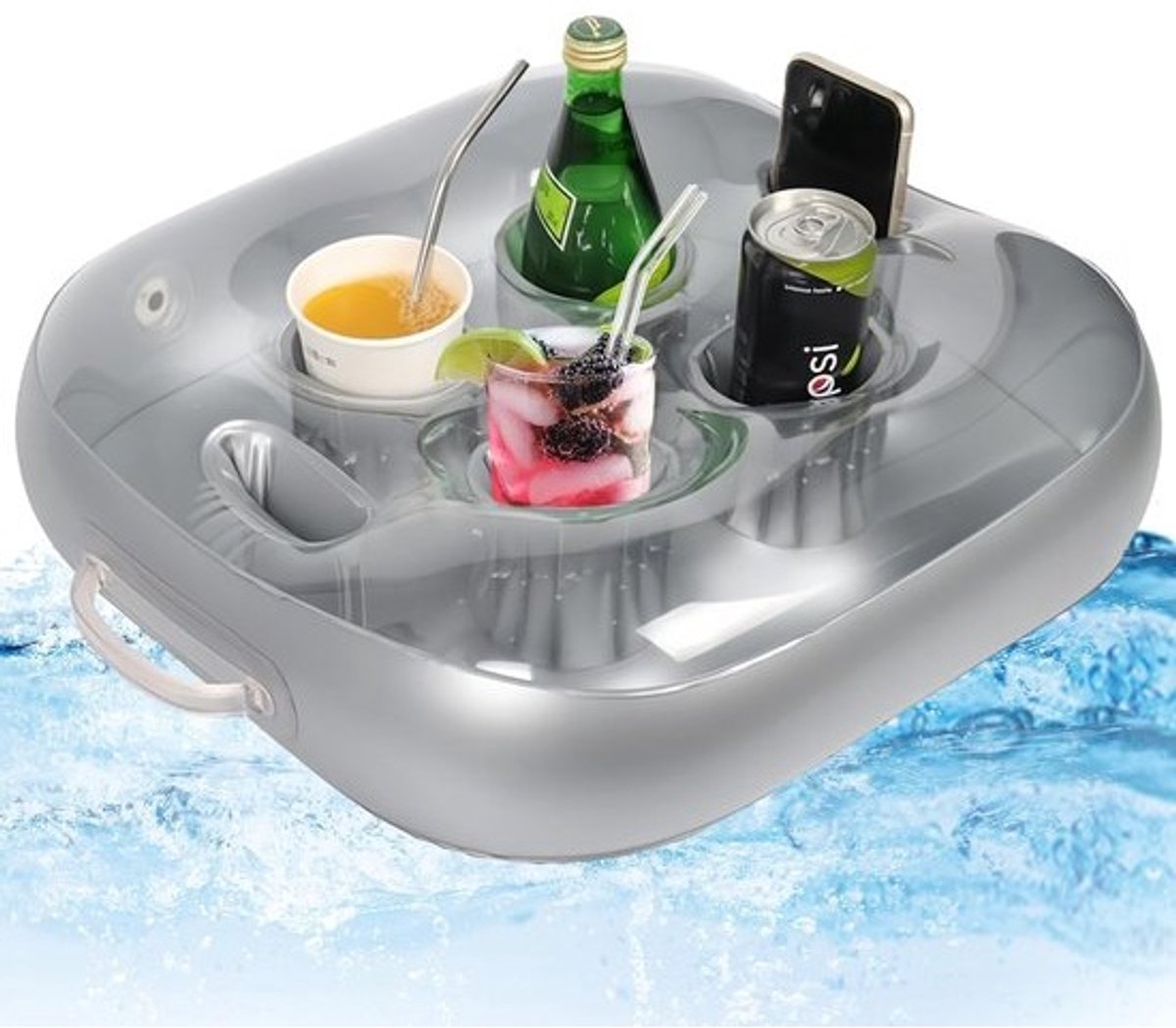 Dailygoods - Drijvende Opblaasbare Drankhouder voor Zwembad en Strand