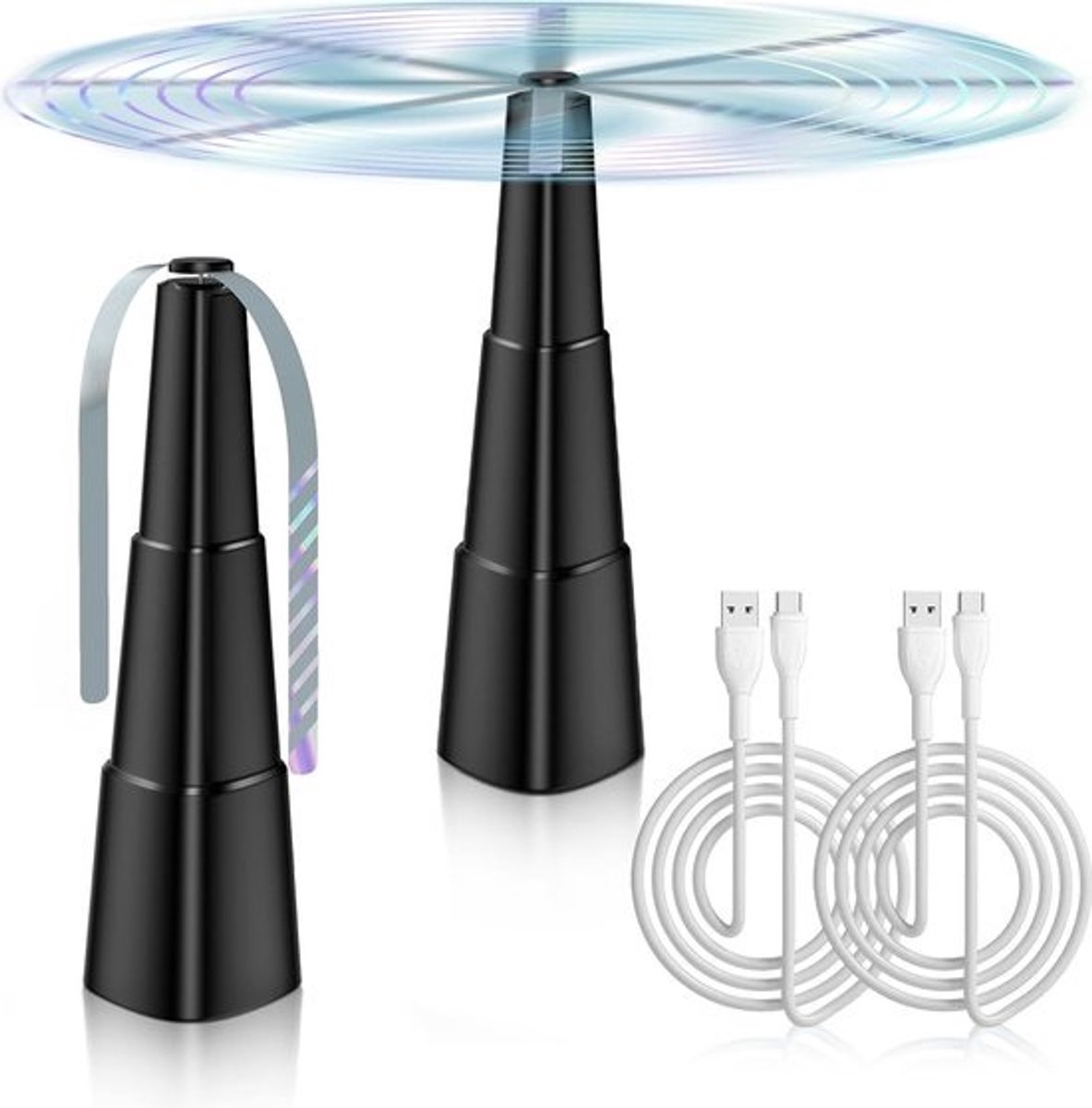 Vliegenverjager voor op Tafel - Vliegenverjager - Fly Fan - Vliegen Repeller - Vliegenvanger - Vliegen Ventilator - Vliegen Waaier - Vliegenventilator - Vliegen Ventilator Tafel - Vliegen Ventilatoren