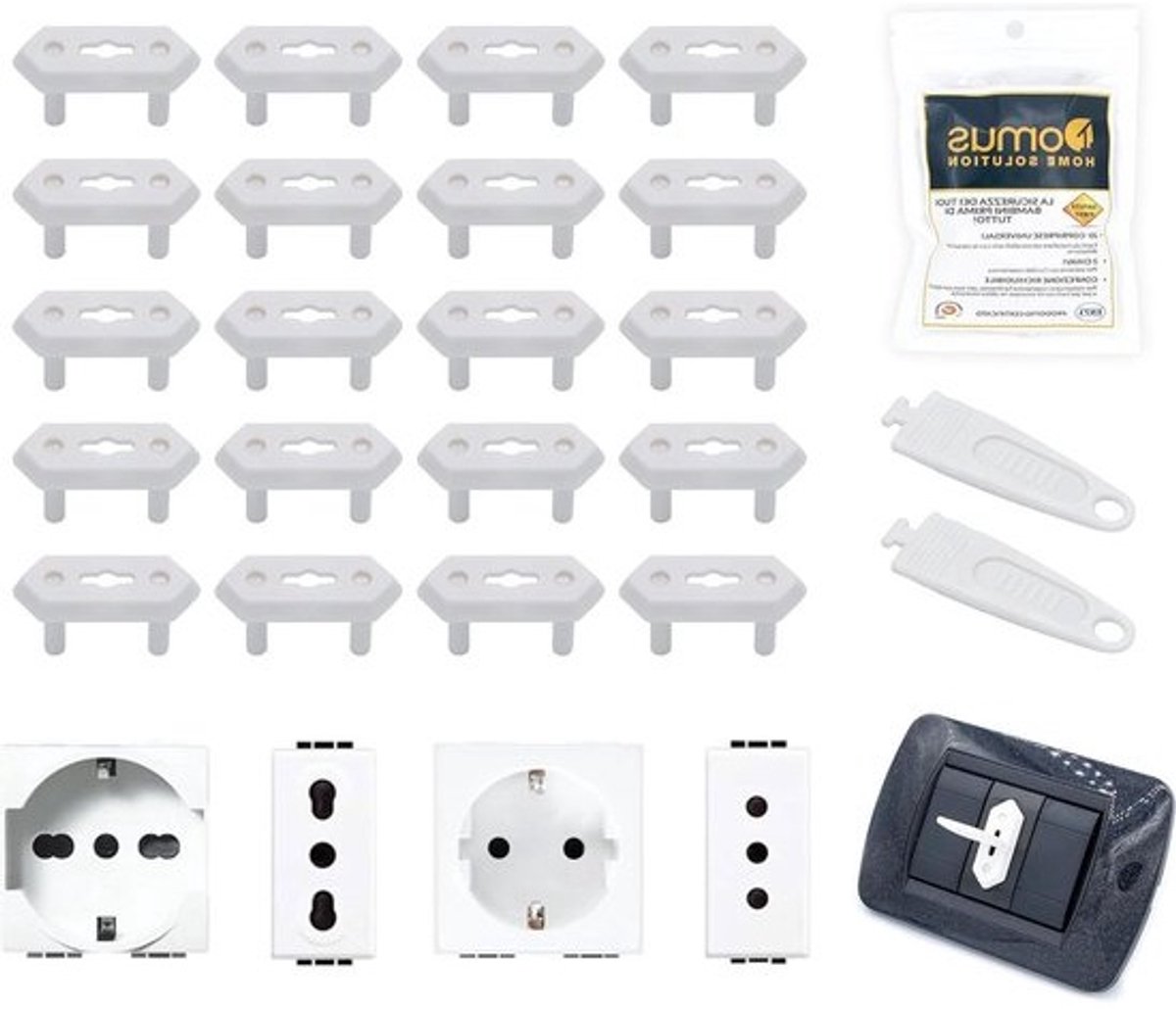 Content in HTML Plug Cover Socket - White - Buy Online stopcontact beveiliging