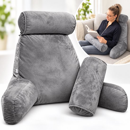 Q-Living Leeskussen Met Nekrol