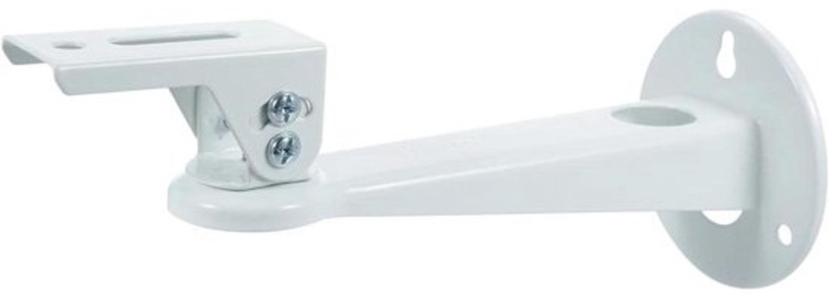Muurbeugel voor projector - Ophanging voor mini-projector - Voor het inrichten van een thuisbioscoop - 360 graden draaibaar - Maximaal 1,5 kg - Wit