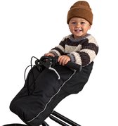 Deryan Bike-a-way Jepp/Mini Fietsstoeltje voor - fiets Regenhoes - warme jas en windbreaker + regenponcho