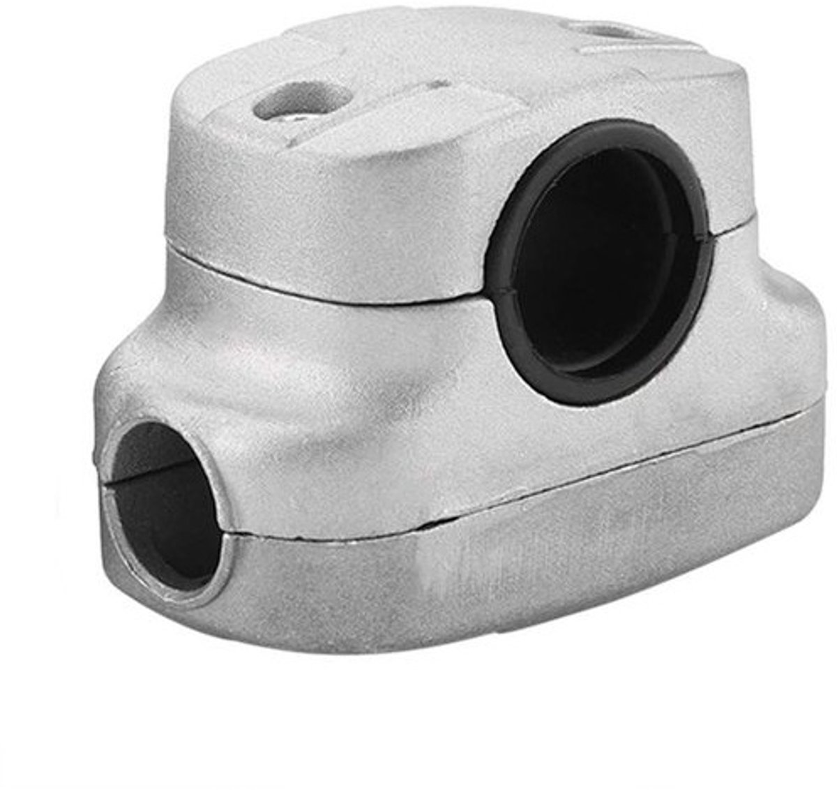 Dailygoody - Houder voor handvat - Fixeerbeugel met klem - Universele aluminiumbeugel - Grijs - Stevige klem voor bosmaaiers - Ideale vervanging - Voor grasmaaiers