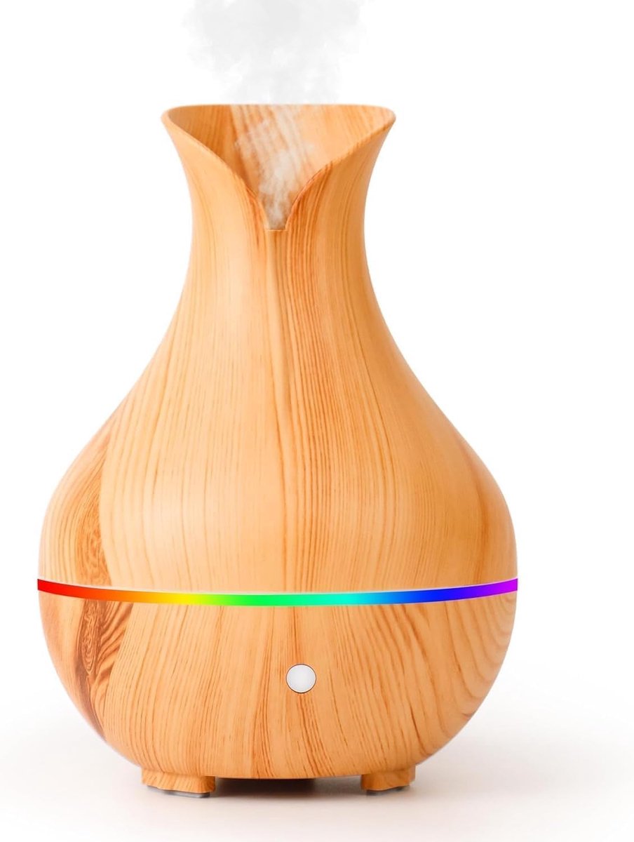 140 ml diffuser voor etherische oliën, 7 kleurveranderingen en ultrastille werking, aromatherapie diffuser voor thuis, kantoor, yoga, cadeau voor Moederdag