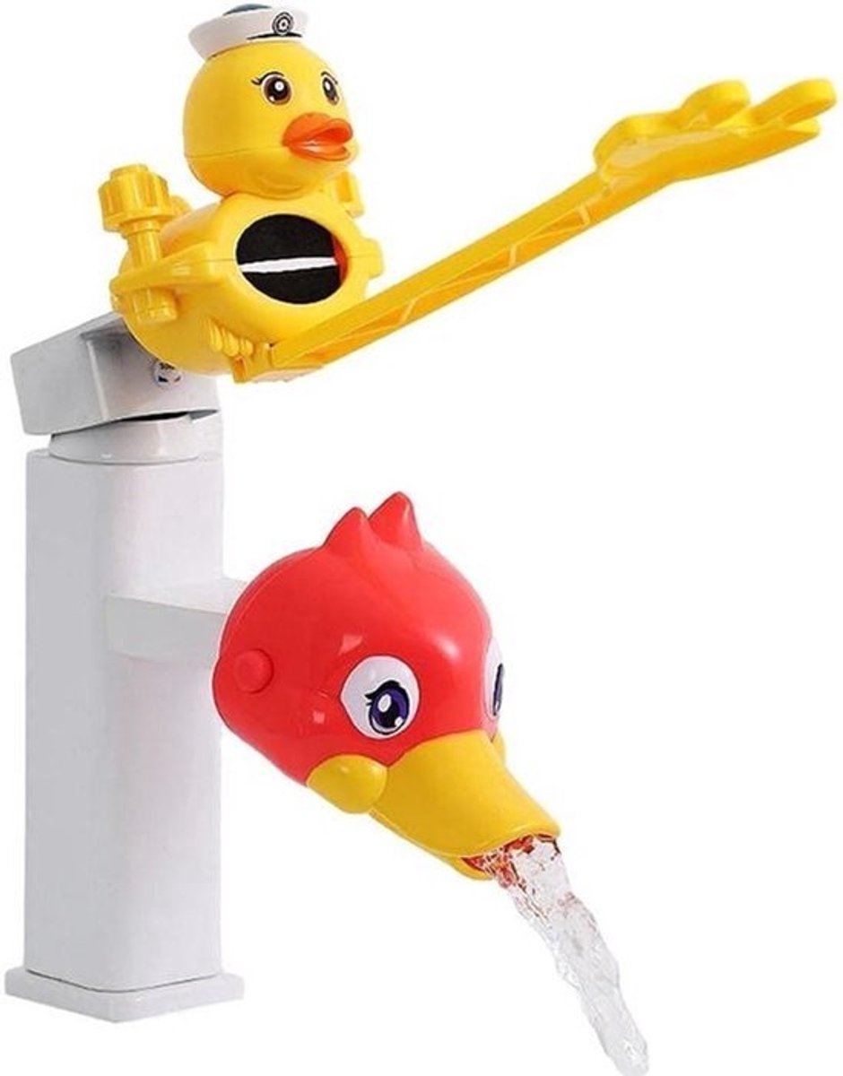 handvat en nozzleverlenger voor kinderen - spatwaterdichte kraanverlenger - cartoonvormen - siliconen handvat - sinkhandvatverlenger - met 3 zoekwoorden