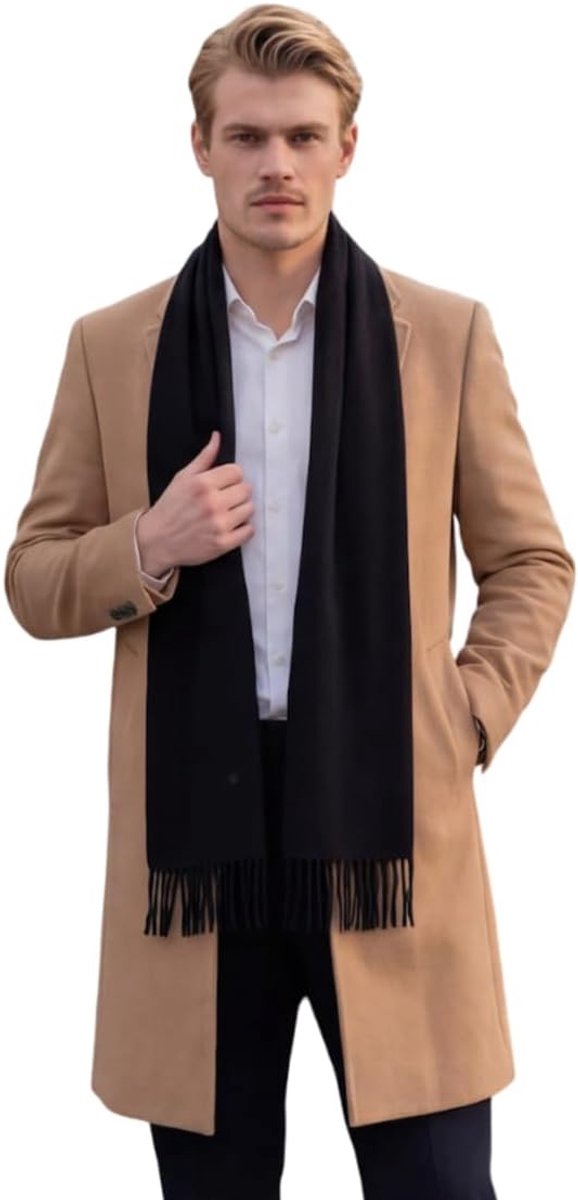 Kasjmier stijlvol lente 185x65 elegant voor formele gelegenheden kasjmier sjaal pashmina halsdoek wollen sjaal wol effen kleur