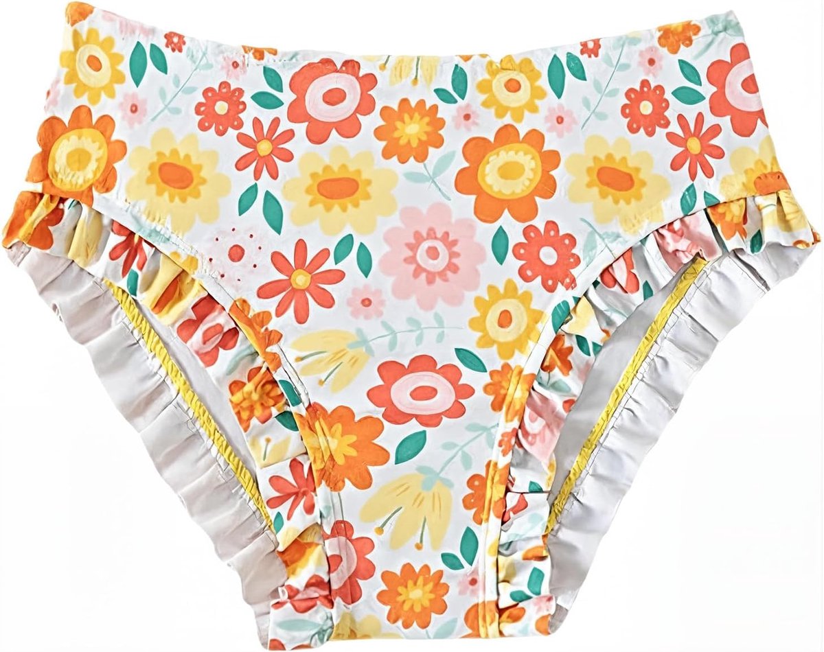 Bikini Set, 2-Delig Badpak 5–14 Jaar, Sneldrogend, Leuke Print