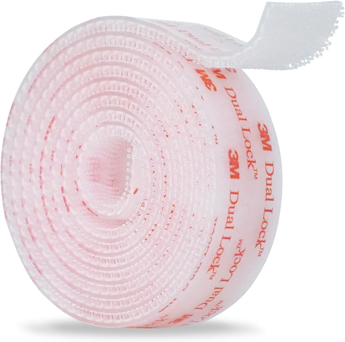 3M Dual Lock SJ3560 25mm x 1.2m Clear 1 Pack Resealable Fastening Tape Mounting Tape Interlocking Mushroom Shaped - ShopVlot