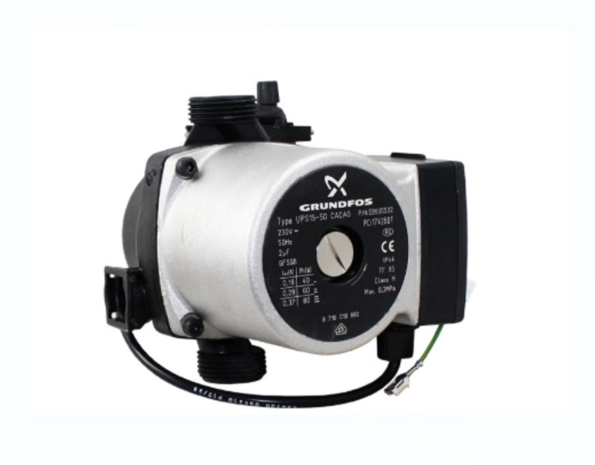 Bosch / Junkers / Buderus Interne CV-ketel Pomp 87160108800 - Circulatiepomp Grundfos UPS 15-50 CACAO