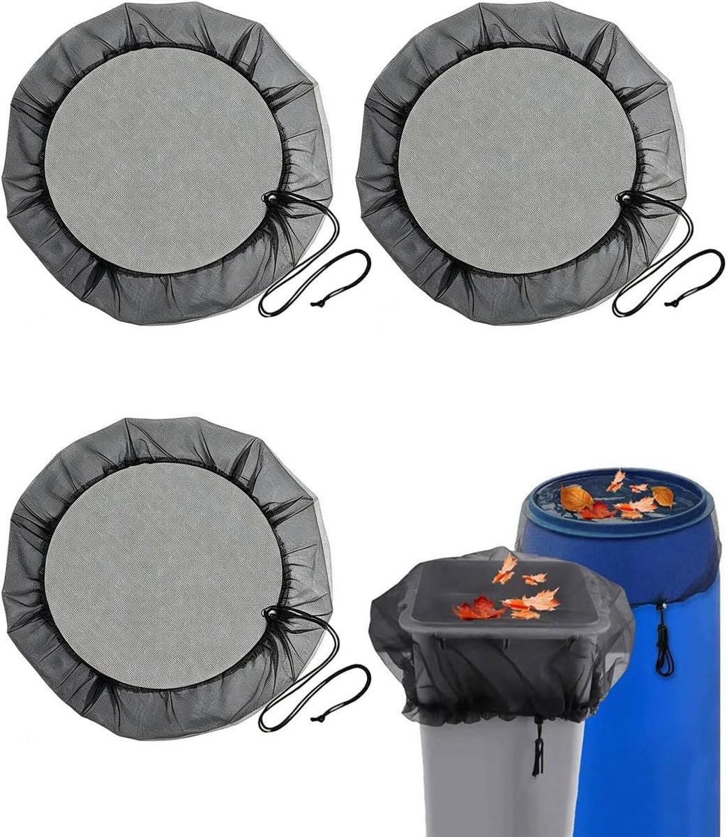 Beschermafdekking voor trampoline, 80 cm, 3 stuks, met elastische rand en verstelbare band, beschermingsnet tegen - ShopVlot