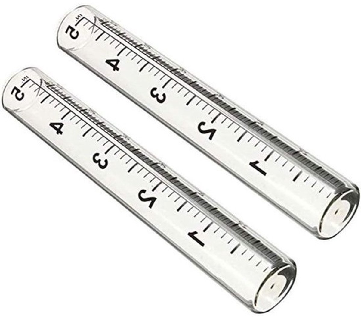 Regenmeter voor buiten - Tuinmeter voor regen - Neerslag meten - Duurzaam glas - 12 cm - Transparant