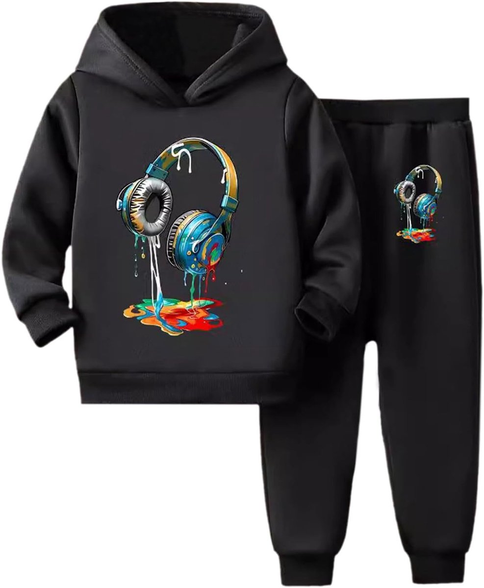 Trainingspak voor kinderen, winter, 2-delig, hoodie en joggingbroek