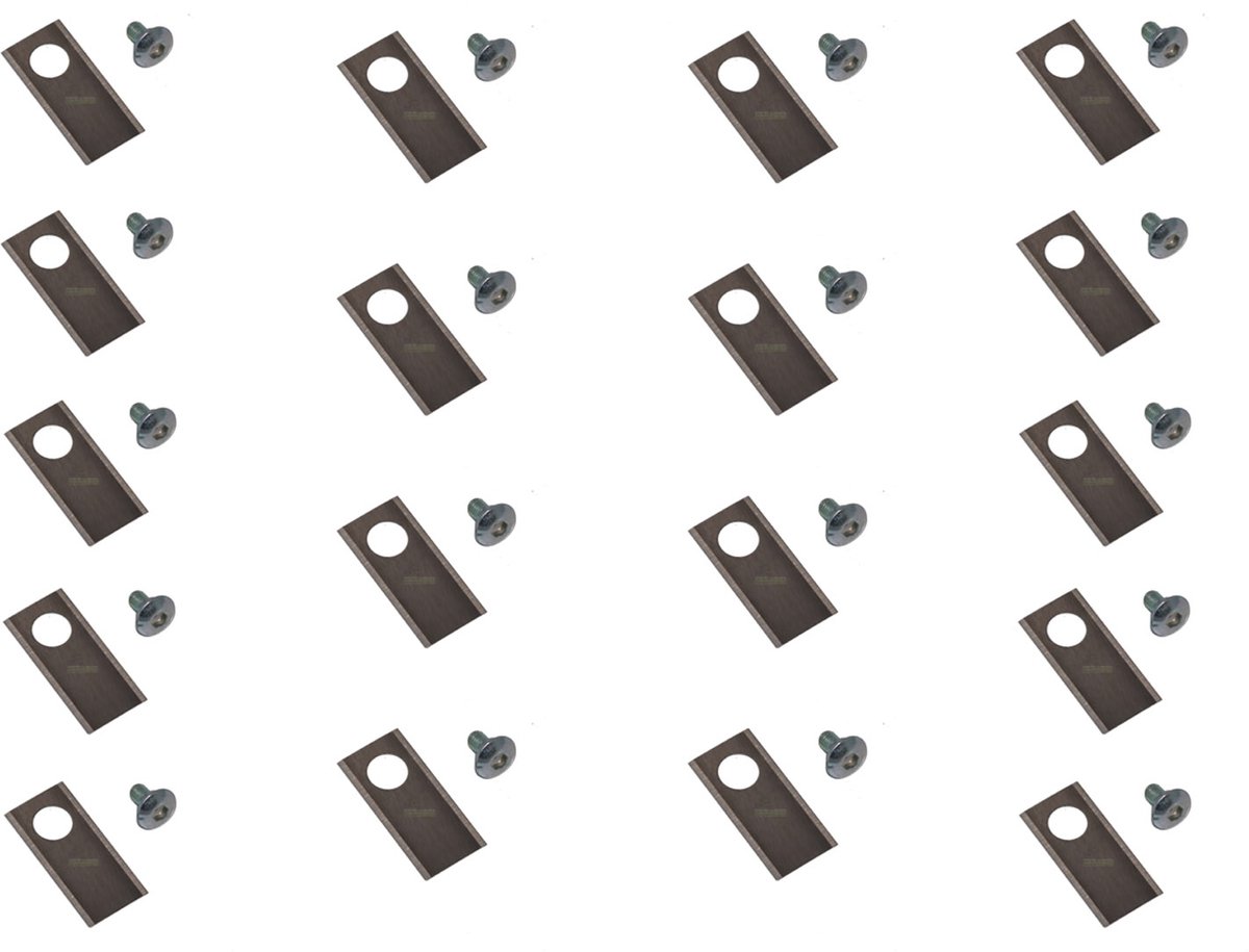 Roestvrijstalen mes van 18 x 3,9 cm voor de robotmaaier Honda Miimo HRM 300, 310, 500, 520 en 3000