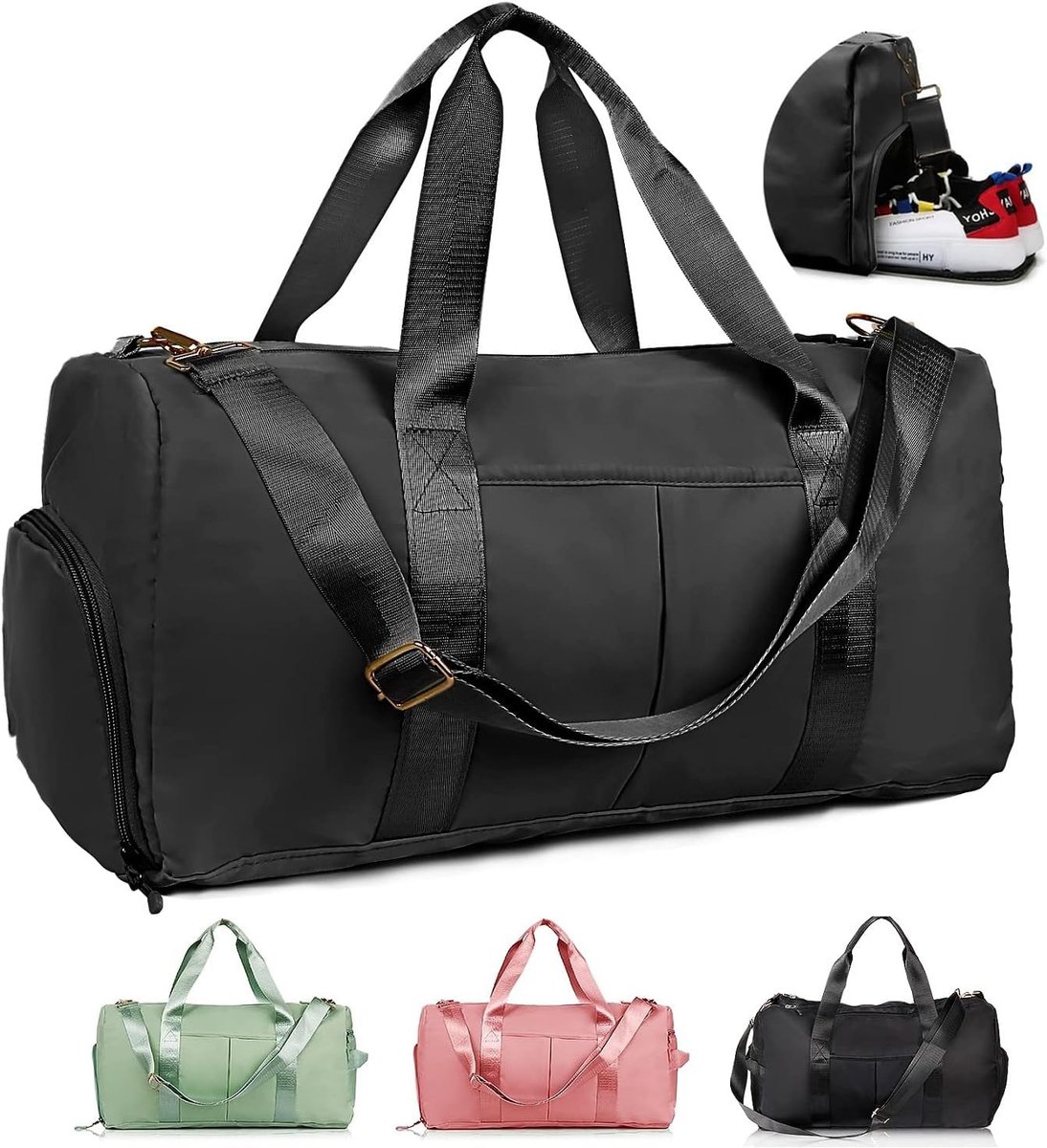 gym bag travel bag, A: black, sport - ShopVlot