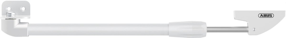 ABUS FFS3160 telescopische raamuitzetter, opening naar binnen, voor max. 60 cm raambreedte, wit