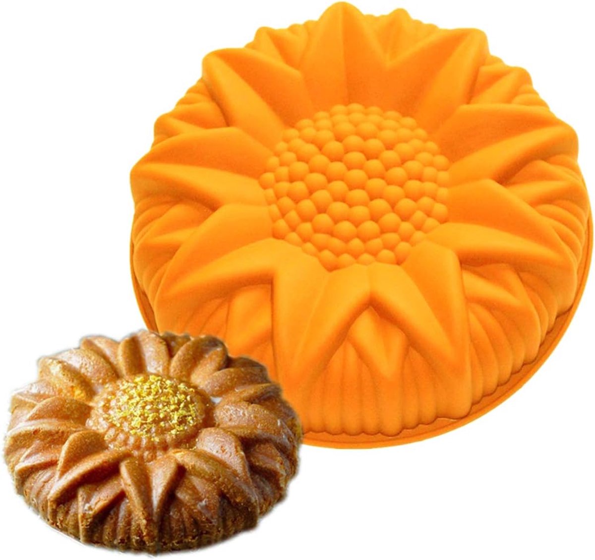 FantasyDay 1 Piece Silicone Baking Mould/Muffin Mould for Muffins, Cupcakes, Cakes, Pudding, Ice Cubes and Jelly - ShopVlot