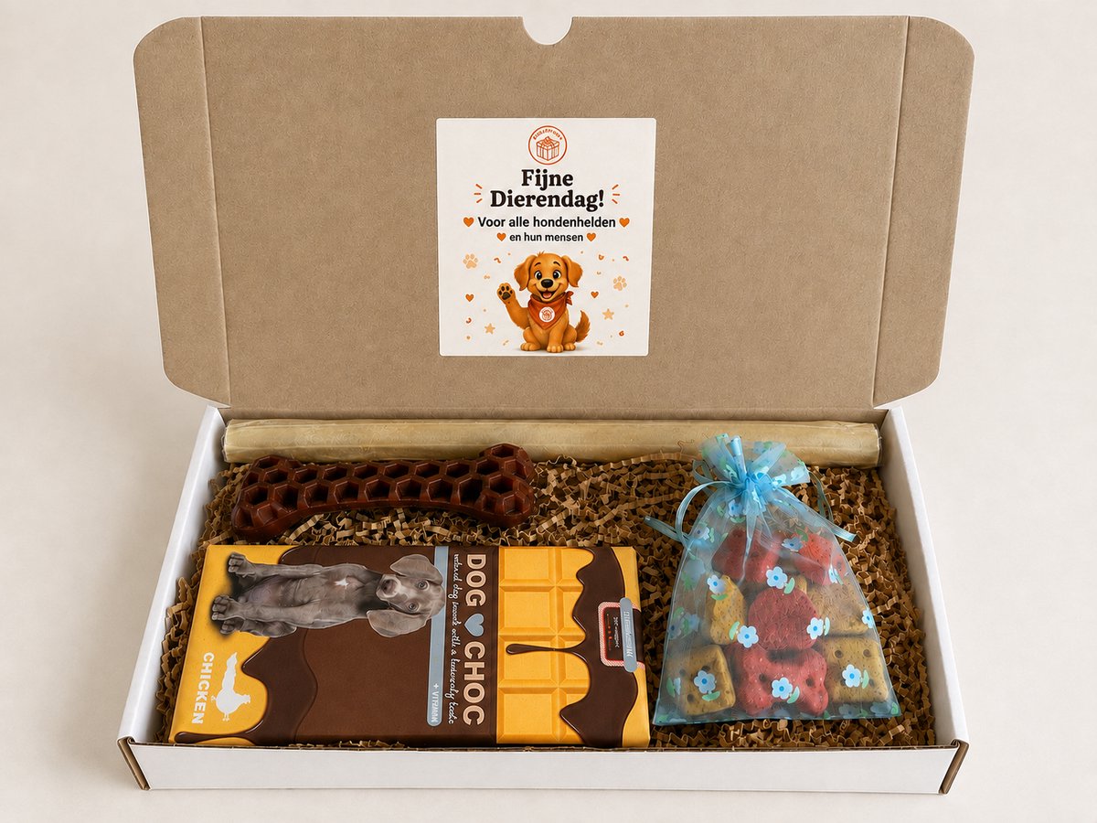 Dierendag hond brievenbus cadeau kip