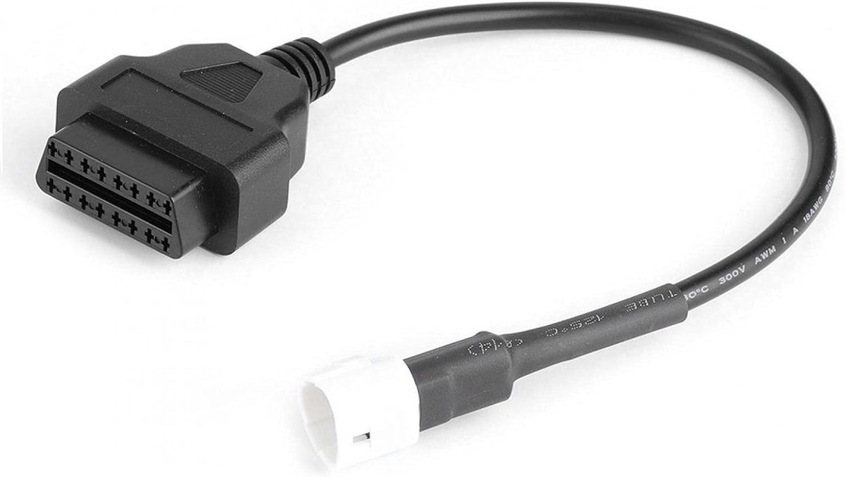 OBD2 Diagnostic Adapter, 3 Pin to OBD2 Error Code Scanner Motorcycle Diagnostic Cable Fit for X- N- MT-125 - ShopVlot