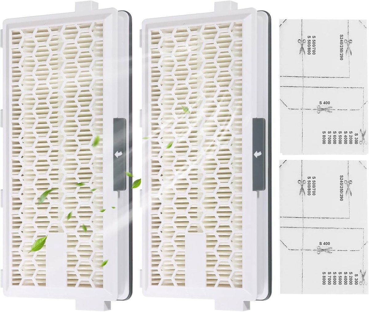 Stofzuigerfilter HEPA - 2 x Air Clean Plus 50 - Vervangend voor Miele Complete C3 C2 - Optimale stofzuigprestaties - ShopVlot