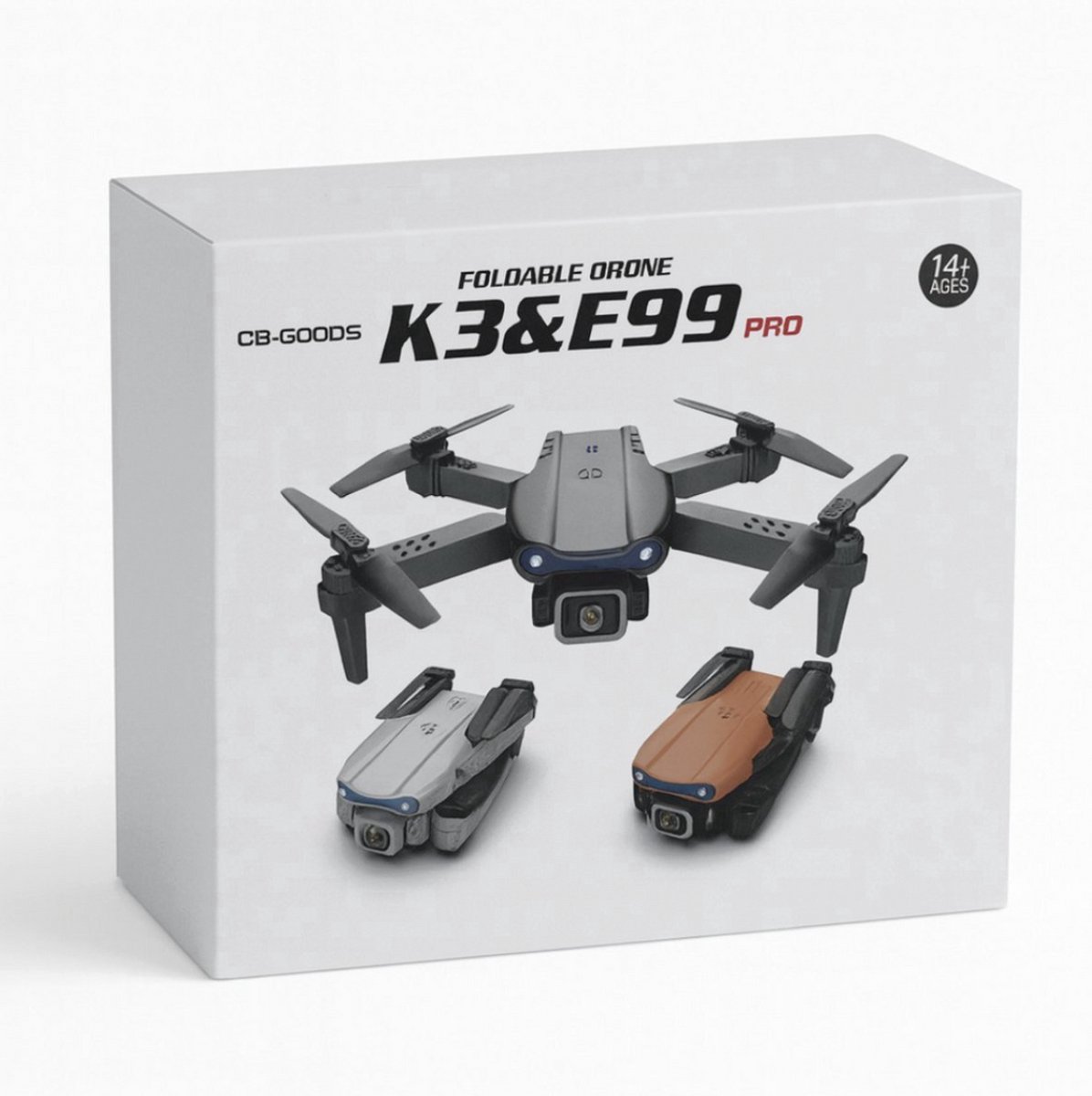 Drone met Camera 4K – Mini Drone met Camera – Opvouwbare Drone – Live View – Obstakelontwijking – Hover & Headless Mode – 360° Flips – Inclusief Opbergtas – CB-Goods thumbnail 4