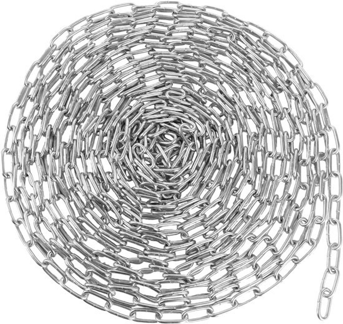 Zinkgecoate metalen ketting van 10 meter - 3 mm - voor schommels, hekken en hangstoelen