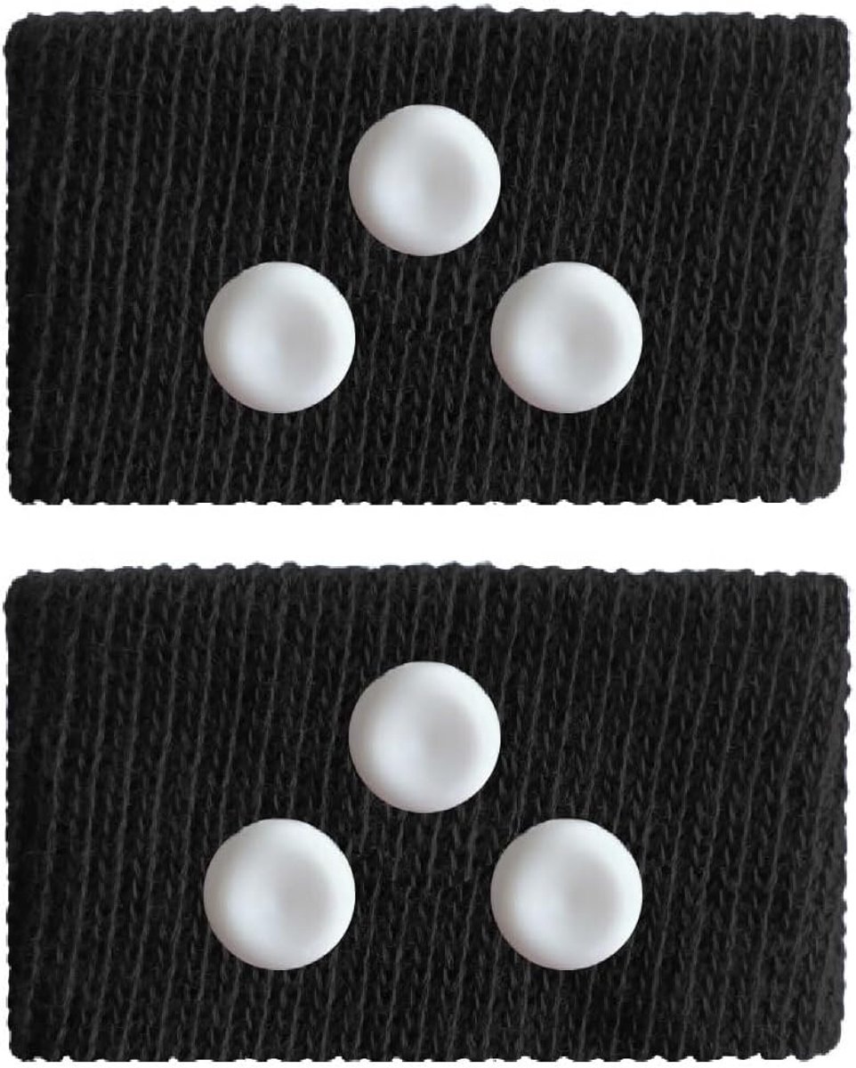 1 paar acupressuurarmband, acupressuurband, anti-misselijkheid, polsbanden voor volwassenen en kinderen, acupressuurarmbanden voor zwangerschapsmisselijkheid, zeeziekte, reismisselijkheid