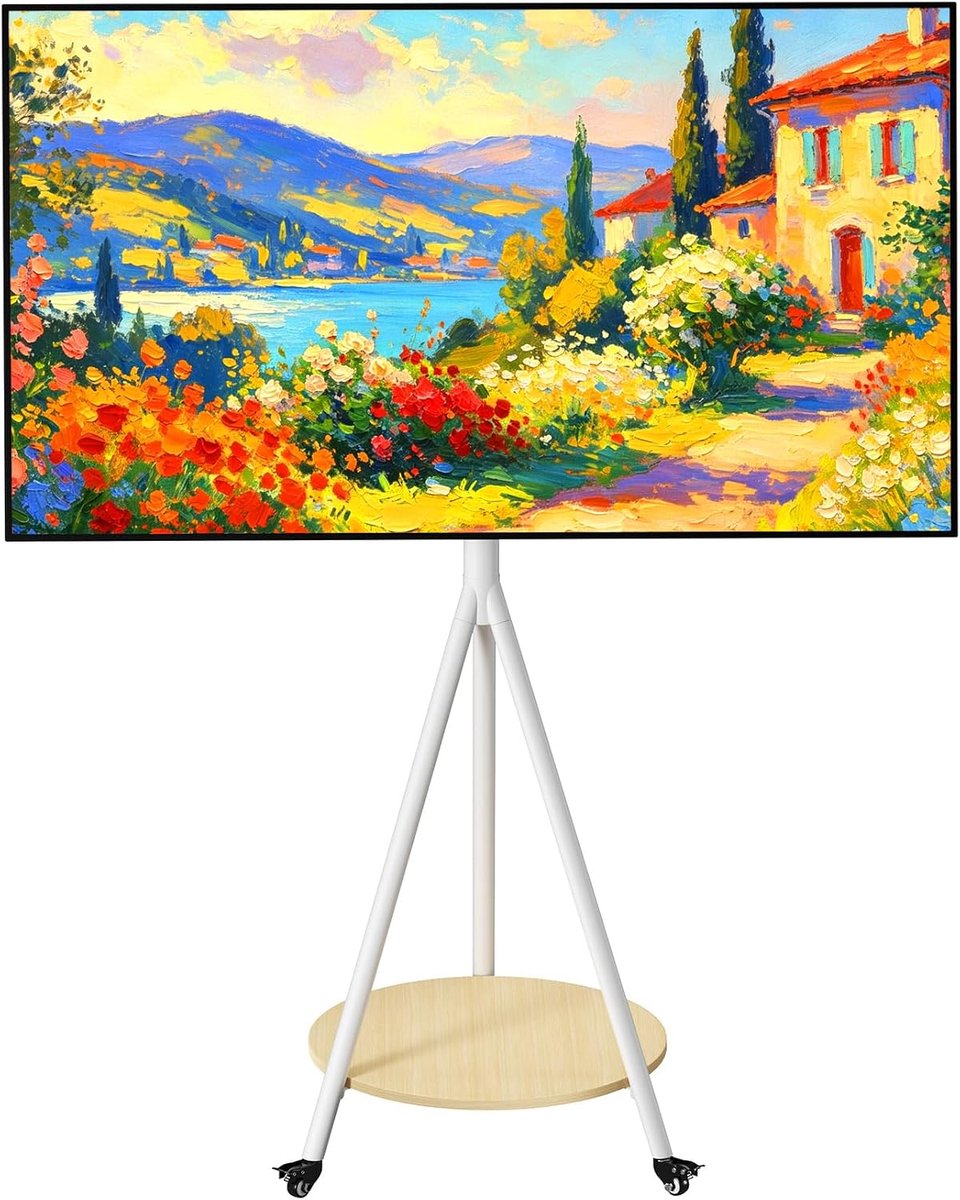 UNHO TV-beugel met wielen voor 101,6 - 190 cm (40 - 75 inch) - ShopVlot