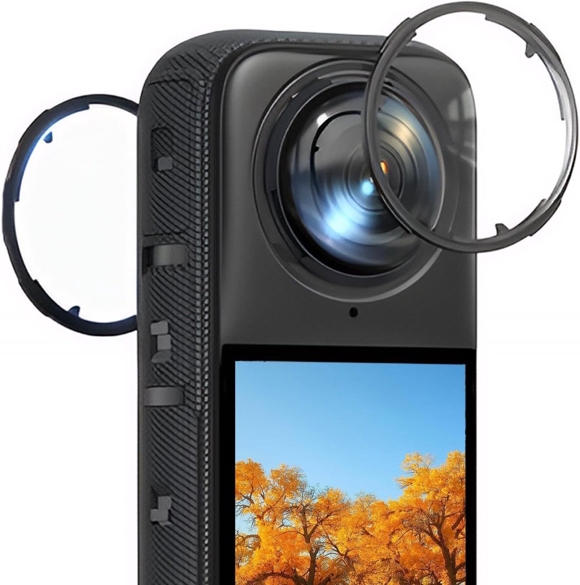 Premium lensbescherming, compatibel met Insta360 X4, camera-accessoires 360, optisch pc-design - ShopVlot