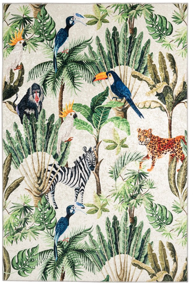 Dutch XXL Design Vloerkleed | Tapijt | Exus | Safari | Multikleur | 160x230 cm