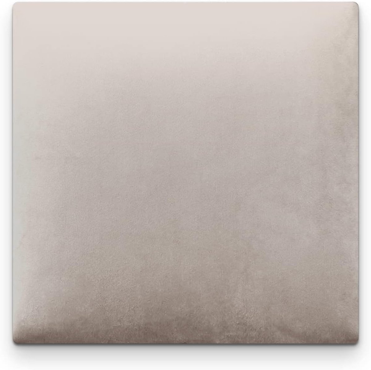 3D-wandpanelen, gestoffeerd hoofdeinde van bed, zeer eenvoudig zelf te monteren, velours, 30 x 30 cm (grijs)